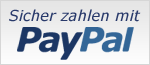 Sichere Zahlung mit Paypal